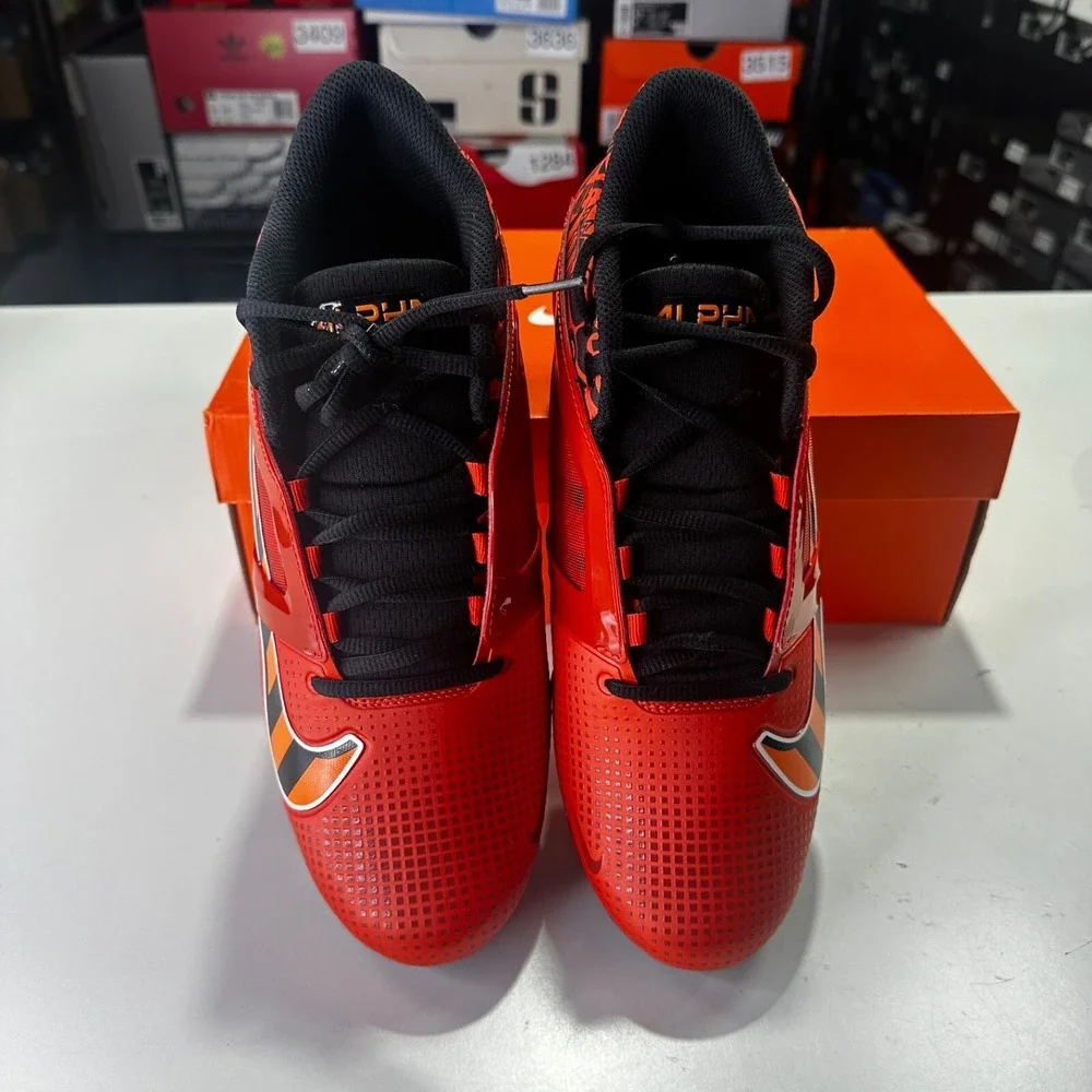 Nike Alpha Menace 4 Pro Nrg Picante Red-Black Football Sz 11 [FQ3984-600]